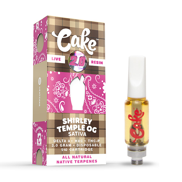 cake 2 gram cold pack cartridge shirley temple og