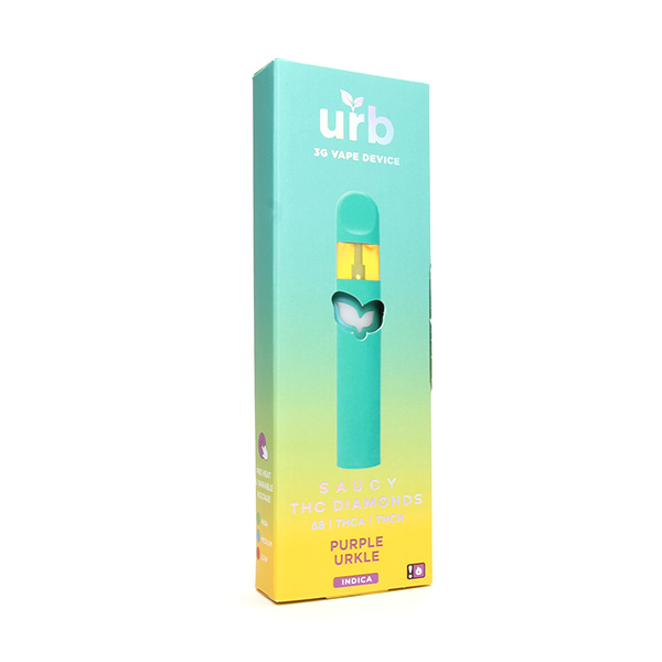 URB Saucy THC Diamonds Disposable | 3g | Delta 8 Resellers