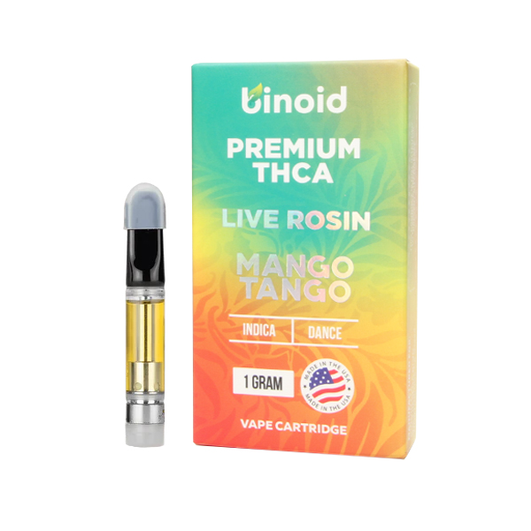 Binoid Premium Live Rosin THCA Cartridge | 1g | Delta 8 Resellers