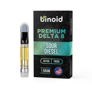 binoid premium thca cartridge 1g sour diesel