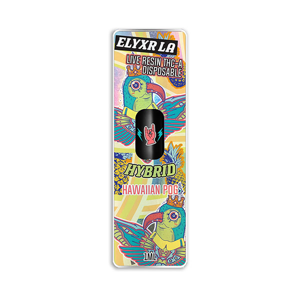 elyxr thc a live resin disposable 1g hawaiian pog elyxr thc a live resin disposable 1g hawaiian pog