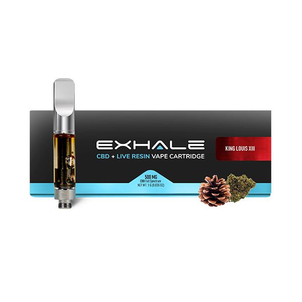 Exhale Wellness CBD Live Resin Cartridges | 1g | Delta 8 Resellers