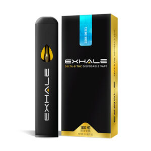 exhale d8 2g disposable sour diesel