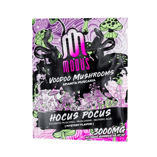 Modus Voodoo Amanita Muscaria Mushroom Gummies Delta 8 Resellers