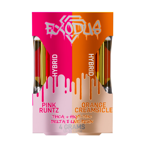 exodus thc a duo cartridges | 4g