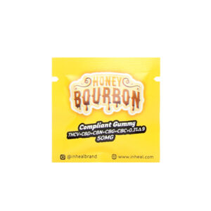 inheal meltz 50mg single gummy honey bourbon