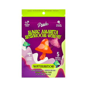 Purple Magic Amanita Mushroom Gummies | 3000mg - Delta 8 Resellers