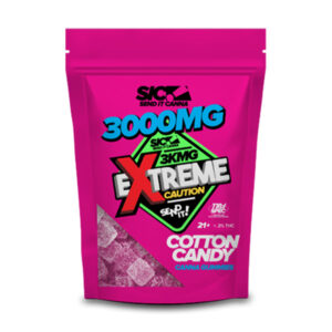 send it canna sic xtreme caution gummies cotton candy