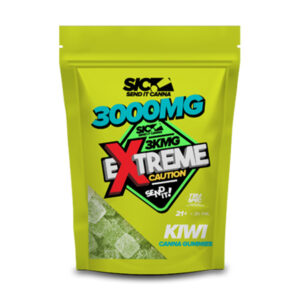 send it canna sic xtreme caution gummies kiwi
