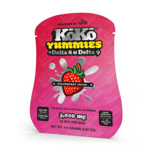 urb koko yummies 3500mg gummies strawberry crush