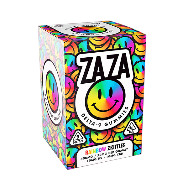 zaza d9 gummies rainbow zkittles