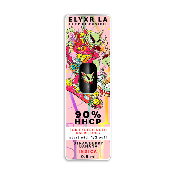 elyxr-500mg-thcp-disposable-strawberry-banana elyxr hhcp 90% disposable vape | 500mg