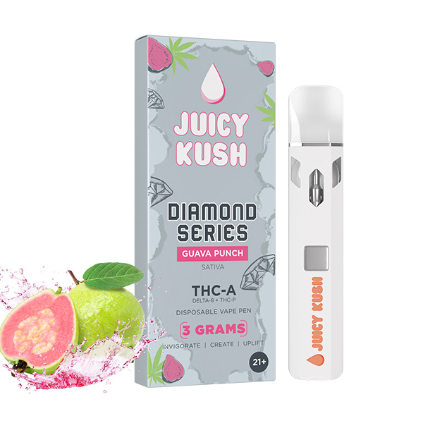 juicy kush diamond series thca vape guava punch