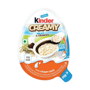 kinder creamy milky crunchy crispy rice