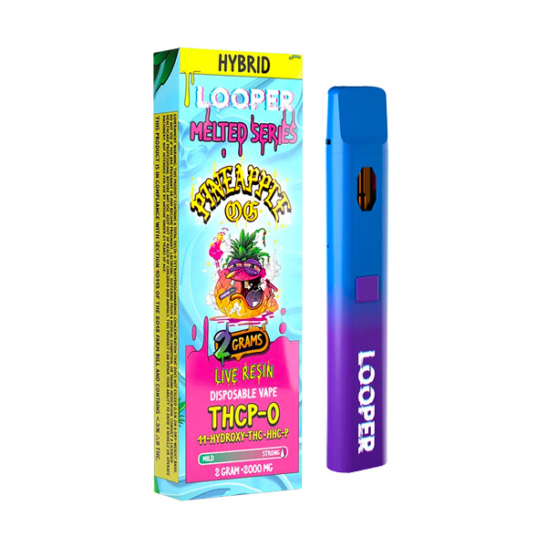 looper melted series 2g vape pineapple og