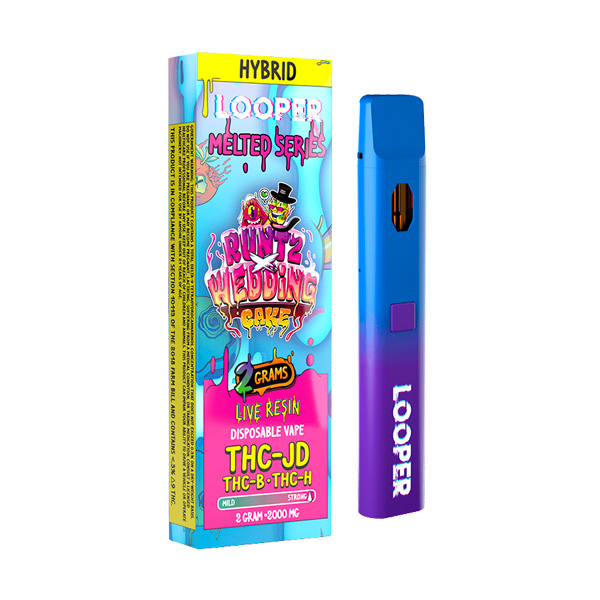 looper melted series 2g vape runtz wedding cake