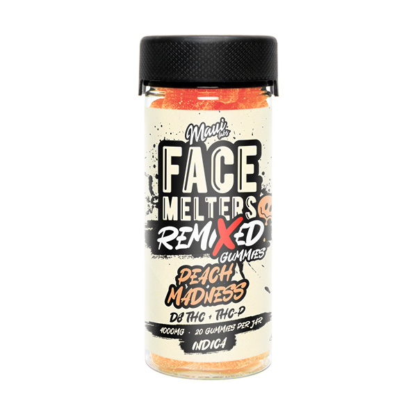 Maui Labs Face Melters Remixed Gummies Peach Madness Maui Labs Face Melters Remixed Gummies Peach Madness