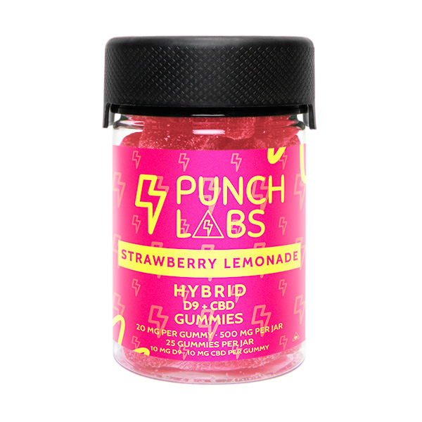 punch labs gummies strawberry lemonade