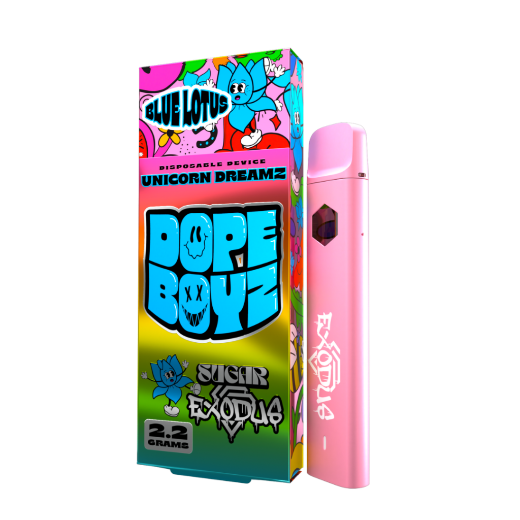 Sugar x Exodus Blue Lotus Disposable 2.2g Unicorn Dreamz