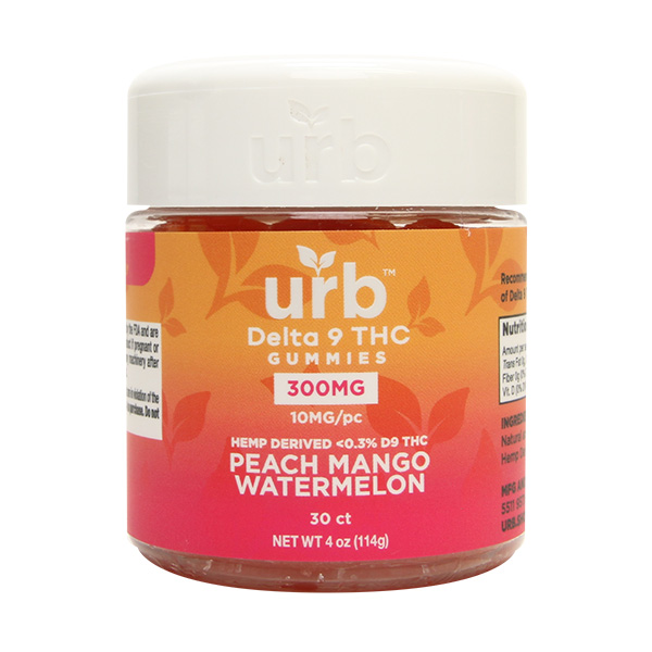 Urb Delta 9 THC 250MG Gummies | 25 Count | Delta 8 Resellers