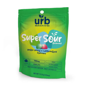 urb supersour 750mg green apple watermelon