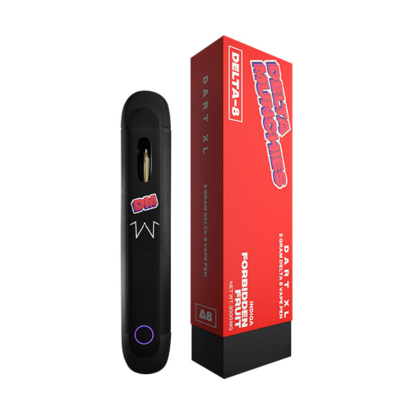 delta munchies dartxl forbidden fruit delta 8 2g disposable
