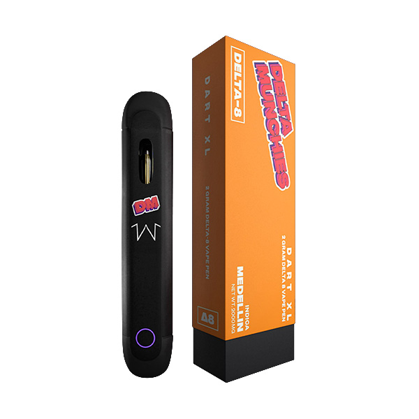 delta munchies dartxl medelin delta 8 2g disposable