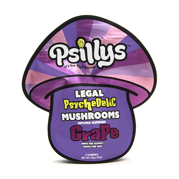 psillys mushroom gummies grape