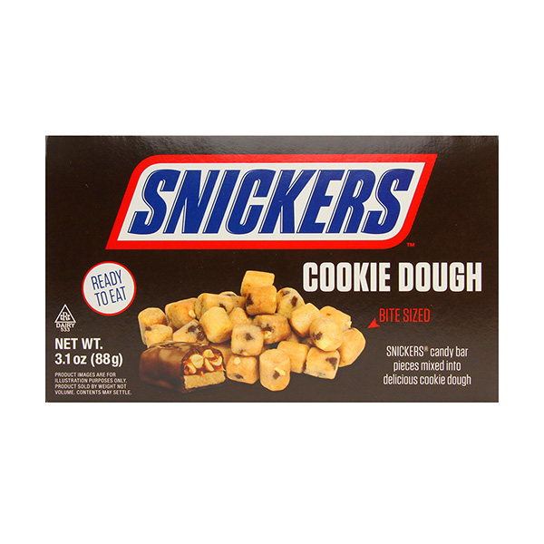 snickers bite sized cookie dough