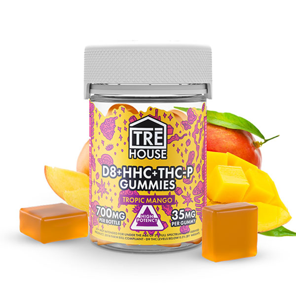 TRĒ House D8 + HHC + THC-P Gummies | 700mg