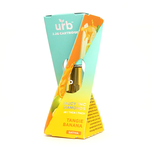 URB Saucy THC Diamonds Cartridge 2.2g Delta 8 Resellers