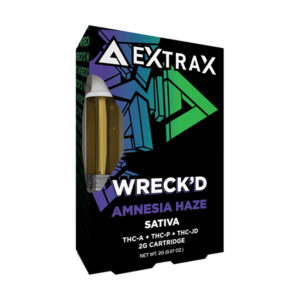 delta extrax 2g cartridge wreckd amnesia haze