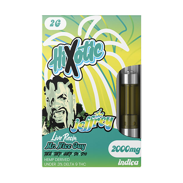 HiXotic The Jeffrey Cartridges | 2g | Delta 8 Resellers