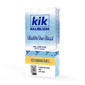 Kalibloom Kik Exotic Ice Blend Pod 1000mg iced banana runtz