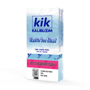 Kalibloom Kik Exotic Ice Blend Pod 1000mg iced strawberry cough