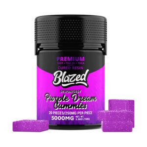 binoid blazed 5000mg gummies purple dream