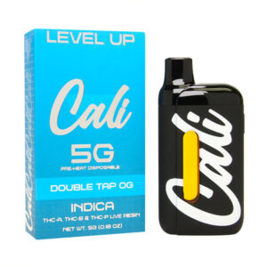 cali extrax level up 5g disposable double tap og