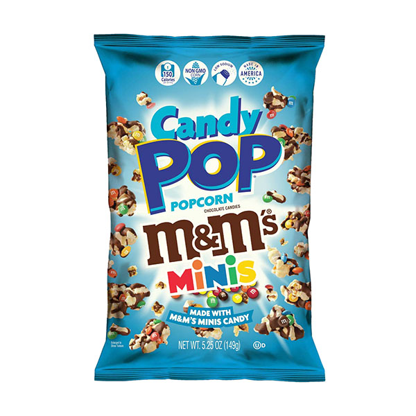 Exotic Candy Pop M&M Mini's Popcorn | 149g - Delta 8 Resellers