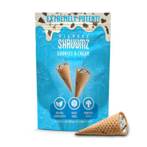 diamond shruumz cones 2pc cookies and cream