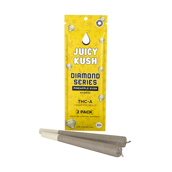 Juicy Kush Thc A Diamond Series Pre Rolls 2 Pack Delta 8 Resellers