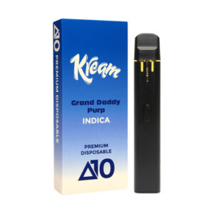 kream 1g d10 disposable grand daddy purp