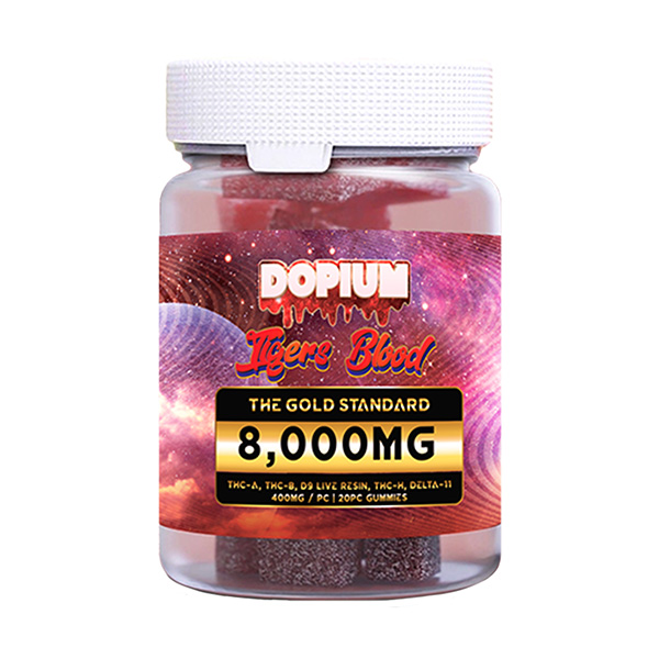 dopium 8000mg the gold standard gummies tigers blood