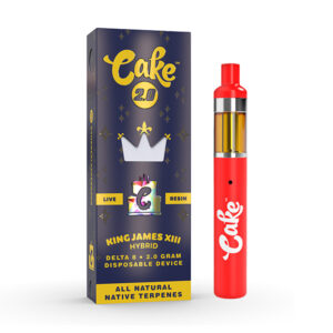 cake 2g d8 live resin disposable king james xiii