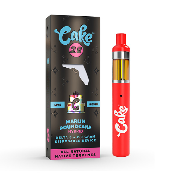 cake 2g d8 live resin disposable marlin poundcake