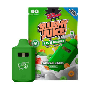 delta munchies slushy juice 4g disposable apple jack