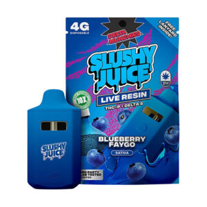 delta munchies slushy juice 4g disposable blueberry faygo