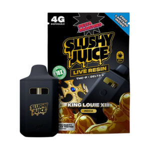 delta munchies slushy juice 4g disposable king louie xiii
