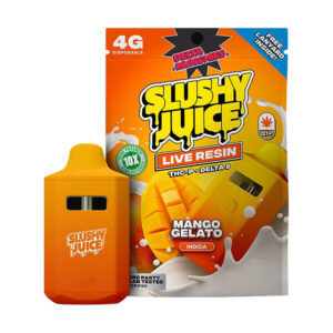 delta munchies slushy juice 4g disposable mango gelato