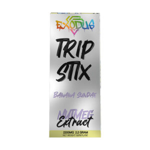 exodus trip stix nutmeg extract 2.2g disposable banana sundae