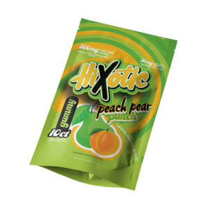 hixotic d9 gummies 10ct peach pear punch